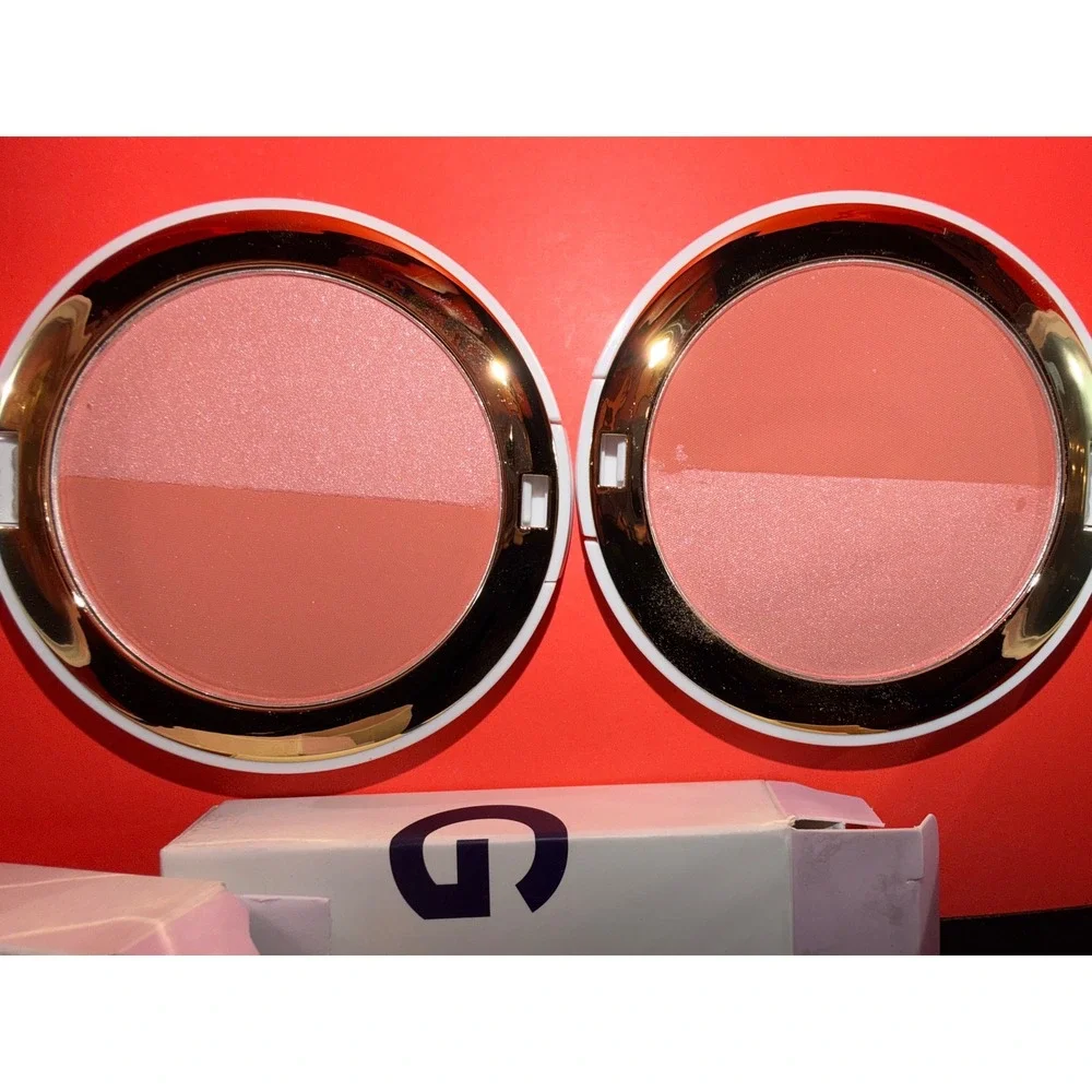 Gigi Gorgeous The Only Blush Duo Shimmer Compact Mirror Lot of 2 Face